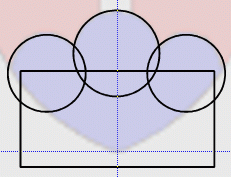 kružnice poslúžia ako základ trojvŕšia