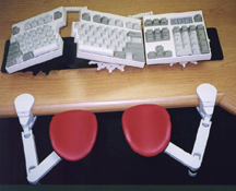 ergonomická klávesnica